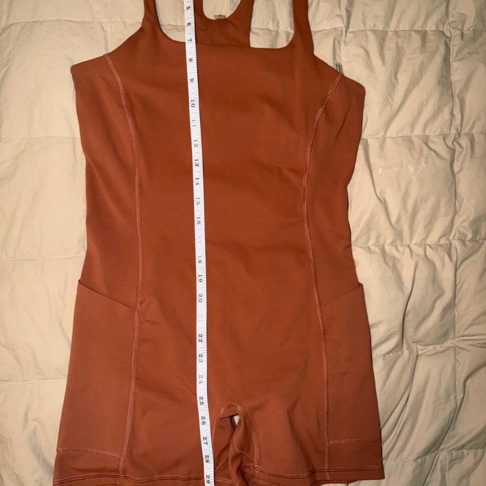 FP Rust Orange Fitted Romper